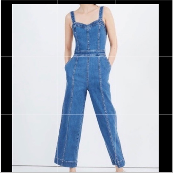 (NWT)Madewell Seemed Wide Leg Jumpsuit - Picture 2 of 6